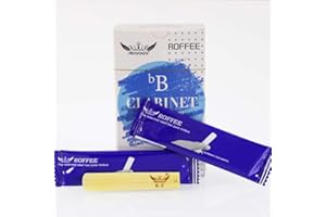ROFFEE B-Klarinettenblätter,Klarinetten schilf,Bb clarinet reeds strength 3.0,10 pcs/box,individual packing