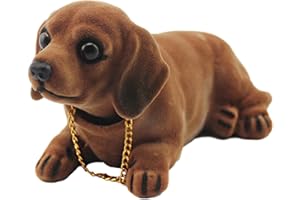 CHIENC Adorno de coche – Decoración de tablero de resina con cabeza de perro | Bonito adorno de cabeza agitada | Decoración de coche y escritorio | Estantería creativa, accesorio para alféizar de ventana