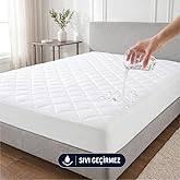 Formeya Adelya Mikrofiber Kapitone Fitted Full Kenar Su Sıvı Ge&ccedil;irmez Yatak Koruyucu Alez (90 x 190)