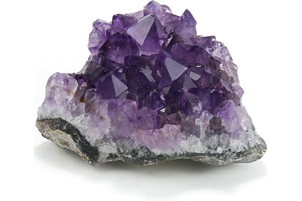 Amethyst Crystal Rock,Real Amethyst Stone,Amatista Piedra Natural(0.12LB) | Natural Purple Crystals and Healing Stones,Amathesis Crystal Cluster Geode,Cuarzos Originales De Energia Y Piedras