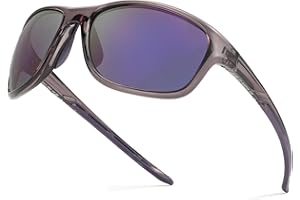 Myiaur Lunettes de soleil de sport polarisées pour femme – Monture incassable légère protection UV400 pour cyclisme, course à pied, pêche