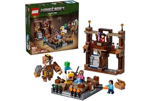 LEGO Minecraft Ring w Leśnym dworze, prezent filmowy dla 10-latka, dla chłopca i dziewczynki, zestaw dla gracza z figurkami i miksturami, zabawka konstrukcyjna dla fanów gier komputerowych 21272