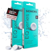 MEISTERZWECK4U TZ80002 Lot de 2 x 3 tablettes détartrantes compatibles avec Siemens – Pour toutes les machines à café EQ & supresso – Nettoyage, détartrage des machines à café – Protection contre