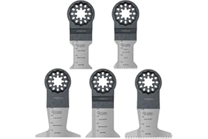 5 x SabreCut SCFNK5 Mix Bimetal (BIM) lame multiutensile a lunga durata compatibili con il sistema di montaggio multiutensile Bosch Fein Starlock/Starlock Plus e Starlock Max e accessori