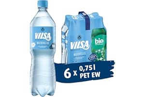 ‎VILSA VILSA Mineralwasser Naturelle, PET-Flasche EW, 6er Pack, EINWEG (6 x 750 ml)