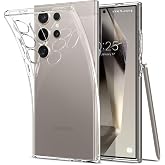 Spigen Galaxy S24 Ultra ile Uyumlu Kılıf Liquid Crystal Sararmaya Dayanıklı ince Şeffaf Kapak - ACS07283 (Spigen TR Garantili