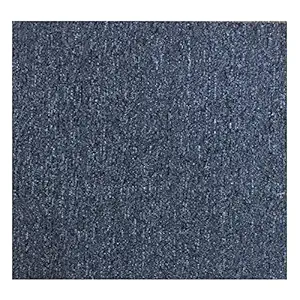 GRAZIA- BEYOND THE MACHINES 100% Polypropylene Level Loop Carpet Tiles for Flooring (Plain, Grey)