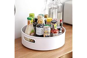 Spenfrone Multi-Purpose 360° Rotating Organizer Tray/Kitchen Organizer/Multi- Function Rotating Tray/Cosmetics Organizer (Cre