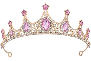 YUNHENTONG Diademe Femme,Couronne Reine,Couronne Mariage,Couronne Femme,Couronne Anniversaire,Cristal Couronne Diadème,Couronne Princesse Adulte,Utilisé dans Les Concours Beauté,Mariages,Fêtes,Coiffures Mariée