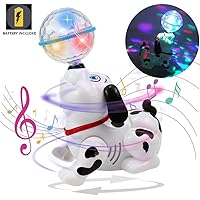 Toyshine Dancing Dog with Music, Flashing Lights (Battery Included)