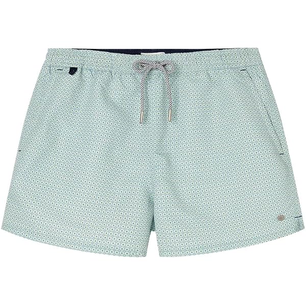 Bañador De Hombre Con Estampado De Orcas - Color Púrpura, Talla L, Poliéster Reciclado Y Secado Rápido