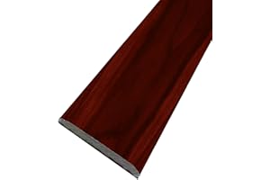 TRANSTOOLS Window and Door Architrave Plastic Trim D Section Rosewood 28mm - 5 Metre