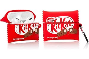 YIGEYI Silikonowe etui Kompatybilne z Airpods Pro Funny Cute 3D Cartoon Cover [Seria Przekąsek] (Czekoladowa Parodia)