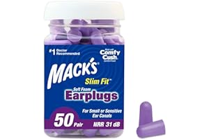 Mack's - Tapones para oídos Morado Morado Talla:50 Pares