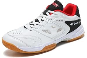 NGARY Badminton Tennis Shoes for Mens Womens Indoor Court Shoes Professional Training Shoe for All Kinds of Sports