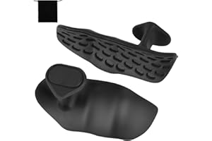 flintronic Gym Hand Grips, Gym Weight Lifting Grips, Anti-Slip Silicone Workout Grips, Fingerless Workout Gloves for Palm Protection, for Training and Exercise, Weight Lifting, Dumbbell, Deadlift