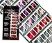 12 Set Different Trendy French Nail Art Tip Wrap Foils Sticker Kit S233 UK