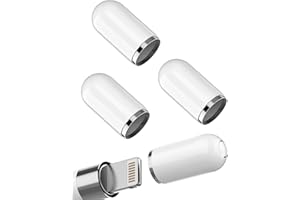 ZOYUZAN Coperchi magnetici di ricambio per penna di prima generazione accessori (4 confezioni) tappi per matita per Apple Coperchio di protezione per penna 1 generazione compatibile con Apple Pencil di prima