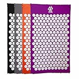 Yogi-Bare® Acupressure mat / Bed of Nails for Massage / Wellness / Relaxation and tension release (Purple)