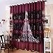 Youpin 2pcs Luxurious Voile Curtains 1mx2.5m Upscale Jacquard Yarn Curtains Tulle for Door Window Decor (Purple)