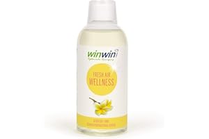 winwinCLEAN® Raumluftdeo 'WELLNESS' I Luftreinigungs-Konzentrat I Für Luftreiniger, AIR Purifier & Raumluftreiniger mit Wasserfilter I Entfernt Pollen, Staub, Tierhaare, Schimmel, etc I 0,5L