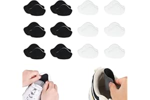 AOOGON 12 Paia Cuscinetti per Tallone, Protezioni Per Tallone, Patch Riparazione del Foro Tallone Scarpa Aautoadesiva per Maggior Parte Tipi Scarpe