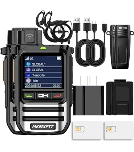 Talkie-walkie Rechargeable NXGKET – Portée 5 Km – 2 Pièces, 16 Canaux, Lampe LED – Camping, Randonnée, Jeu D'aventure
