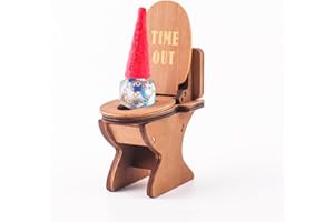 BYHOO Dungeons and Dragons Dice Jail z Dunce Hat, Krzesło Gry w Kostkę do Odgrywania Ról, Miniaturowe Krzesło Kostek DND, Więzienie na Kostki