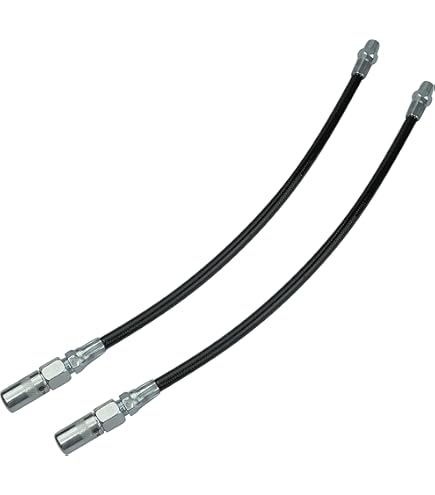 Kit Tuyau Pour Pistolet à Graisse Zaplyte 47,5 Cm 10000 PSI Coupleur 1/8 NPT Filets Noir