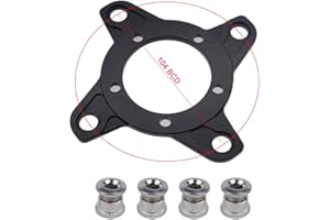 Bafang Pignon moyen d'entraînement MOTO Bbs02 Bbs01 ultra plateau adaptateur 104 BCD plateau de pédalier en alliage d'aluminium adaptateur araignée accessoires engrenage kit de conversion 8fun vélo électrique roue de chaîne en acier