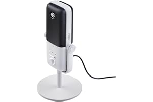‎ELGATO Elgato Wave:3 White, mikrofon USB premium, strumieniowania, podczastów, gier, biura domowego, darmowe oprogramowanie miksera, wtyczki efektów, zapobieganie zniekształceniom, Plug n Play, Mac, PC