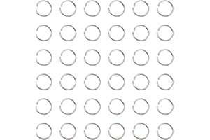Craftdady – Lot de 1 000 anneaux ouverts en acier inoxydable de 12 mm et de 1 mm d'épaisseur pour la fabrication de bijoux