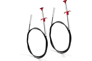 FERUCHUN 2 Stück Krallengreifer, 200cm/90cm Greifer Flexibel,Greifkralle Abfluss für Badezimmer,Küche,Abwasserkanal
