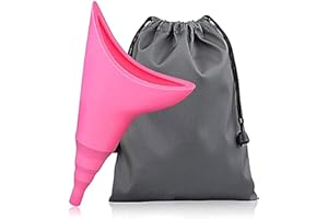 DDSHUN Female Urination Device Urinal Funnel for Women No Overflow No Leak Reusable Pee Standing Up to Pee Funnel Reusable Urine Cups Let Women Easy and Clean to Pee Perfect For Camping, Hiking & Travel