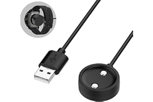 Ermorgen Ladekabel kompatibel mit Sunnto Race S/Race/Ocean/Vertical / 9 Peak Pro-Uhr-1m Kabel mit Magnet - Schwarz