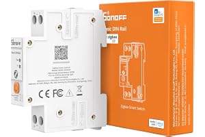 SONOFF Basic DIN Rail (BASIC-ZB1GSP) Zigbee Smart Strömbrytare DIN-skena, Zigbee 3.0 Smart Hem Styrning med Energimätning, 32
