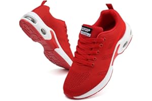 ZIITOP Womens Trainers Running Shoes Air Cushion Arch Support Sneakers Platform Trainers Ladies Walking Shoes Mesh Breathable Lightweight Sport Sneakers Outdoor Gym Athletic Tennis Jogging