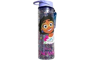 PRIMARK LIMITED Botella Agua Encanto de Disney Multicolor y Transparente - 550 ML Botella de Agua de Encanto de Plastico SIN BPA