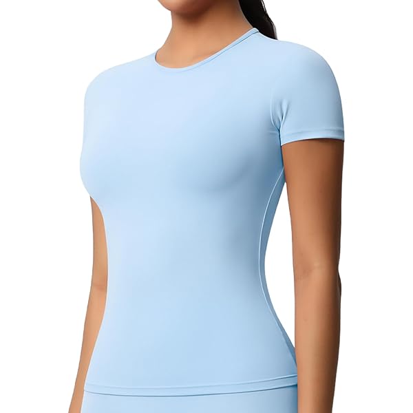 IECCP T-shirt voor dames, gymtop, sporttop, yoga, lange