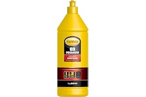 Farécla G3 Premium Abrasive Compound 1L (G3P101) – Medium to High Cut Liquid Compound for All Paint Types, Removes P1500 Marks, Swirl-Free Finish, Suitable for Cut and Finish Stages, Silicone-Free
