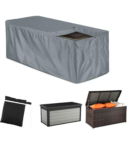 Copertura Per Mobili Da Giardino 150x75x80 Cm - Tessuto Oxford 420D Impermeabile E UV Resistente, Per Tavoli, Sedute, Patio