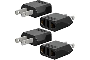 4 st universell reseadapter, TNSLAND europeisk till amerikansk stiftadapter amerikansk socket adapter Japan adapter engelsk t