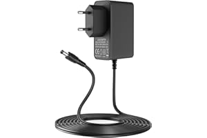 Gonine 9V 0.5A AC/DC Pedal Netzteil Adapter für Gitarreneffektpedal und andere 9V–500mA Geräte mit negativer Spitze