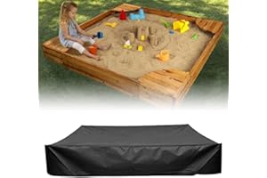 KIPIDA 150cm*150cm Wasserdicht Sandkasten Abdeckung, Sandkastenabdeckungen, Abdeckplane Sandkastenabdeckung, Sandkasten Abdeckplane mit Kordelzug für Sandkasten,Pool,Terrase,Garten