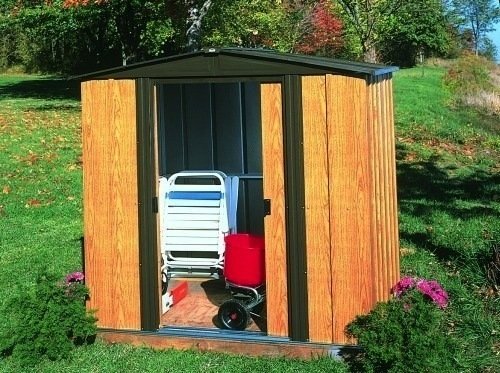 Arrow Gerätehaus Kiel 54 Holzstruktur-Optik 1,65 m²