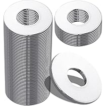 50 Stück Moosgummi M10 30 mm x 10 mm x 4 mm U-Scheibe, Scheiben