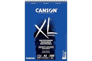 CANSON 807216 XL Mix-Media Block, DIN A3, 30 ark, 300 g/m²