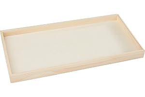 ‎VBS VBS Wooden Tray Bowl Deco Style Made of Wood 40 x 20 cm x 3 cm