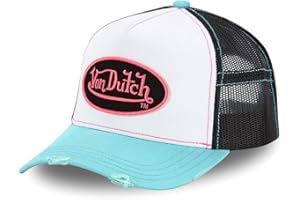 Von Dutch Casquette Trucker avec Filet Summer Pink, Bleu Taille TU