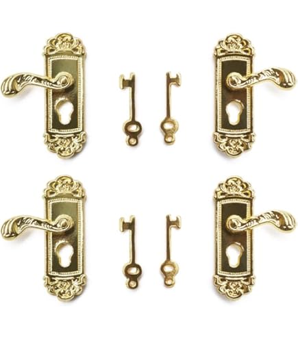 MAISON DE POUPÉES Classique En Bois 6 Panneau Intérieur Porte Builders